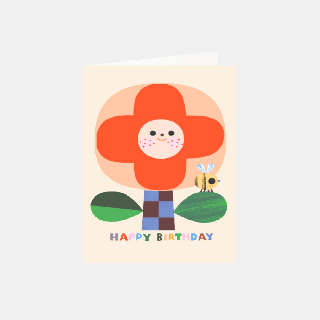 Happy Birthday Fun Flower Mini Card