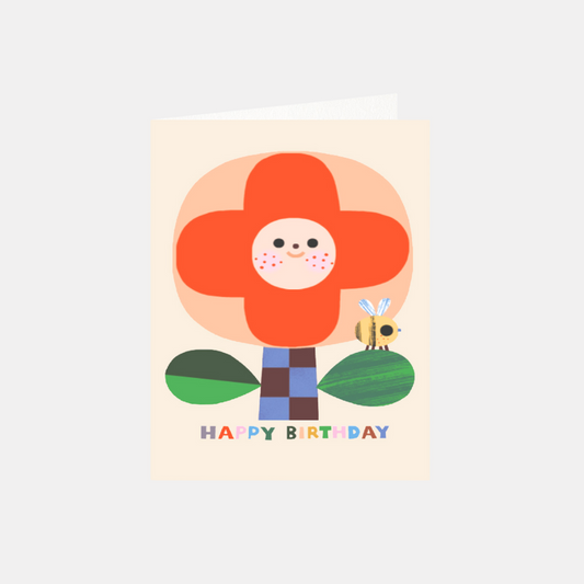 Happy Birthday Fun Flower Mini Card