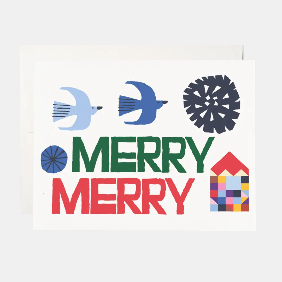 Merry Merry Holiday Card