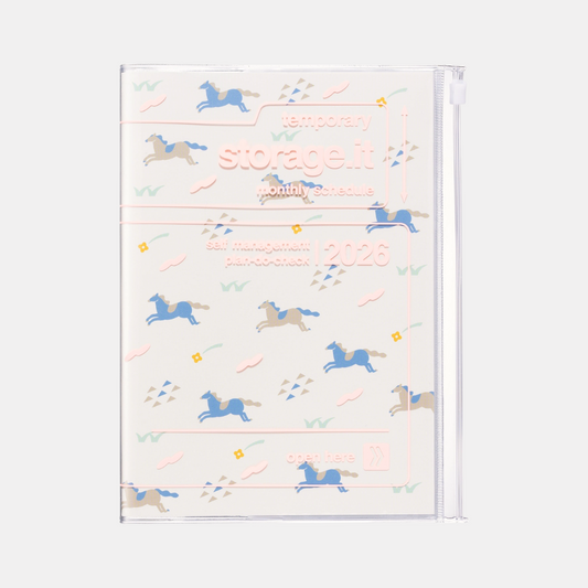 Ivory Horse A5 Storage.It 2026 Monthly Schedule