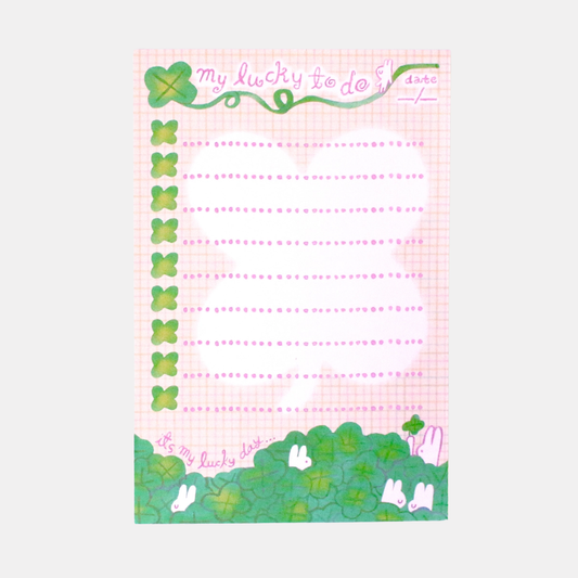 My Lucky To Do Notepad