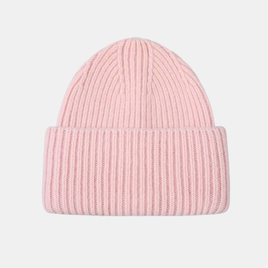 Light Pink Wool Beanie
