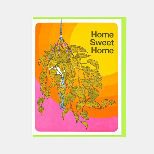 Home Sweet Home Hanging Plant Card