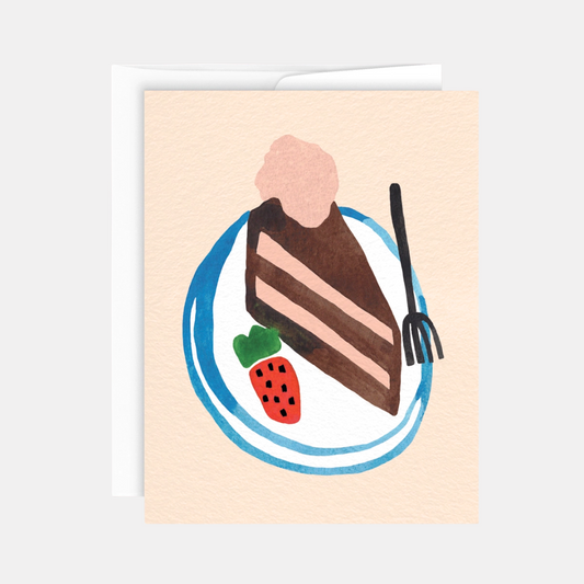 Chocolate Cake Card