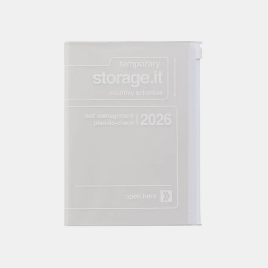 White B6 Storage.It 2026 Monthly Schedule