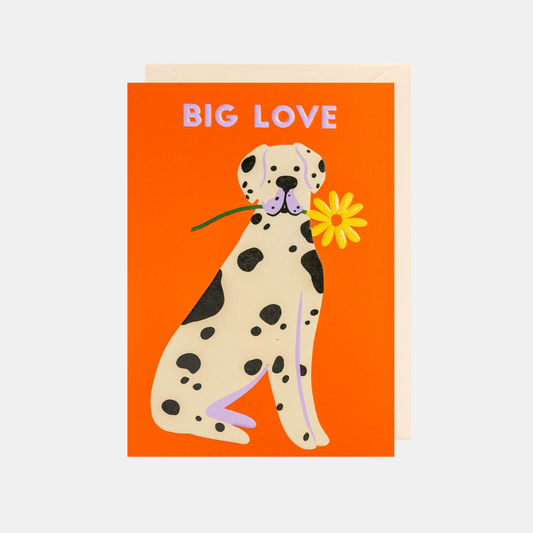 Big Love Dog Card