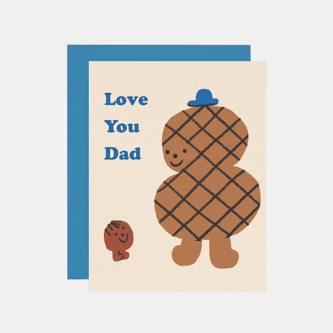 Love You Dad Peanut Card