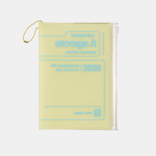 Yellow B6 Storage.It 2026 Monthly Schedule