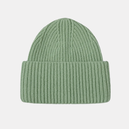 Green Wool Beanie