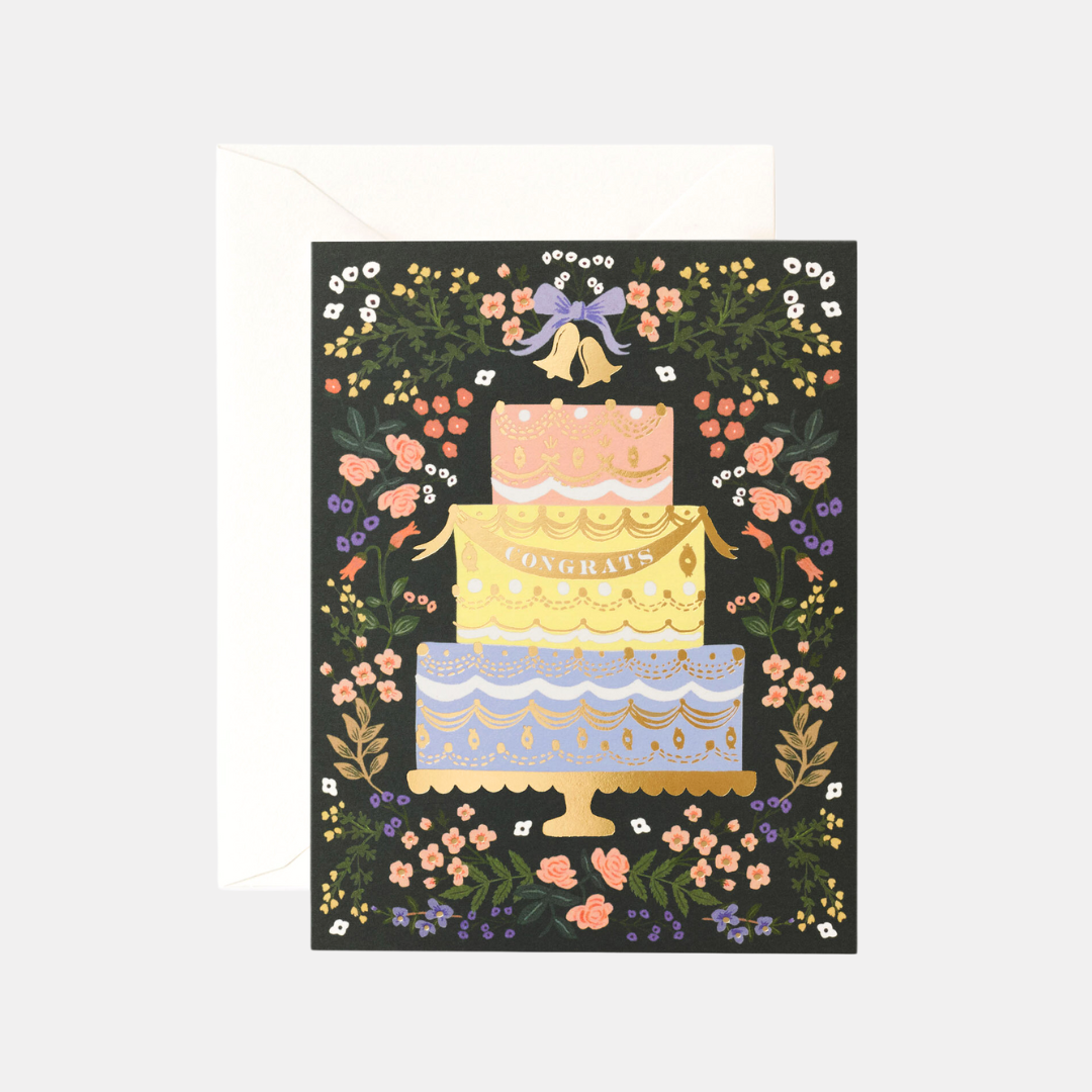 Woodland Wedding Cake Card