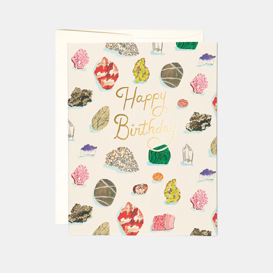Gemstones Birthday Card