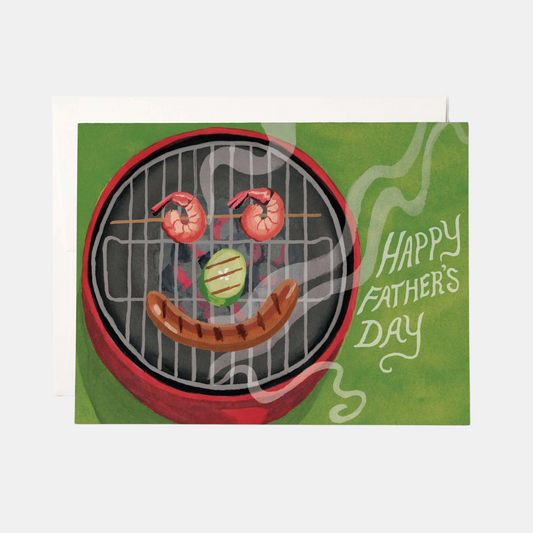On The Grill Father's Day Card