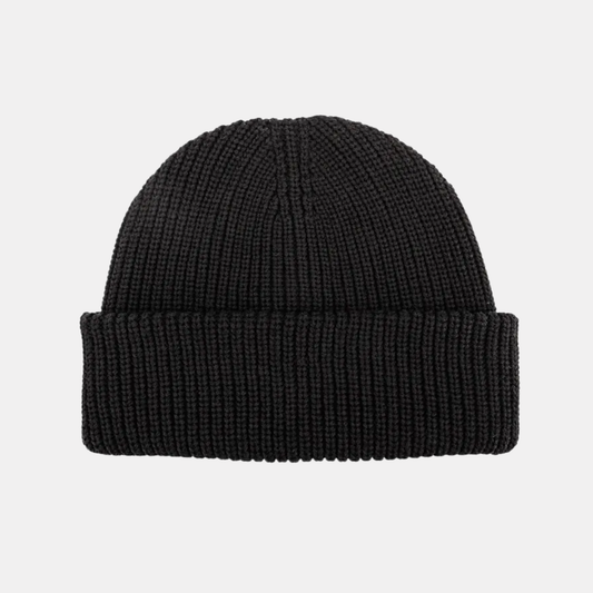 Black Fisherman Beanie