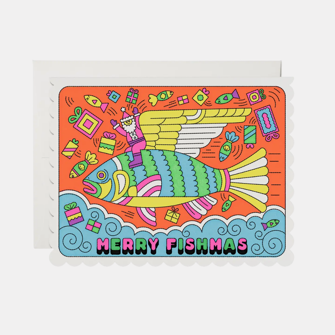 Merry Fishmas Card