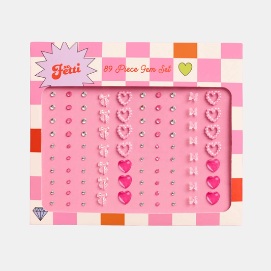 Bows + Hearts Face Gem Set