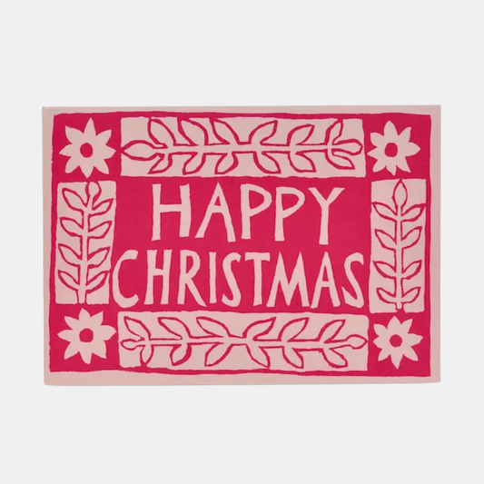 Happy Christmas Starflower Card