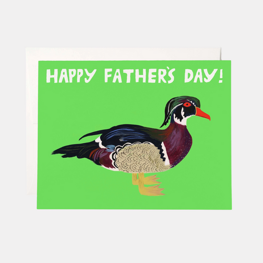 Happy Father's Day Duck Card