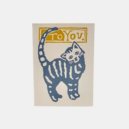 To You Cat Mini Card