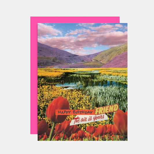 The Air Is Yours Birthday Card