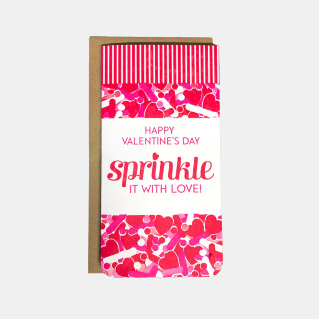 Valentine Sprinkle Card