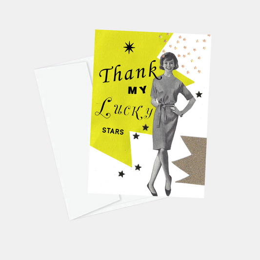 Thank My Lucky Stars Collage Card