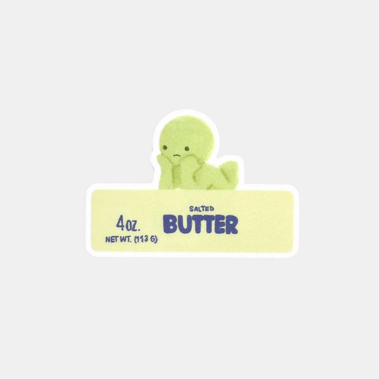 Green Guy On Salted Butter Sticker