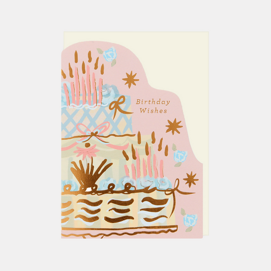 Birthday Wishes Cake Card