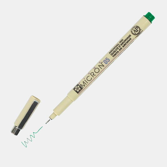 Green Pigma Micron Pen