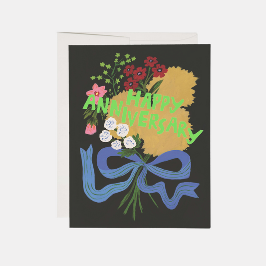 Happy Anniversary Bouquet Card