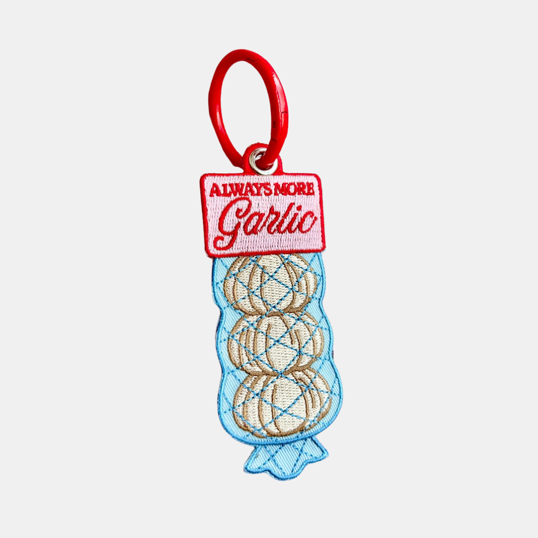 Always More Garlic Keychain