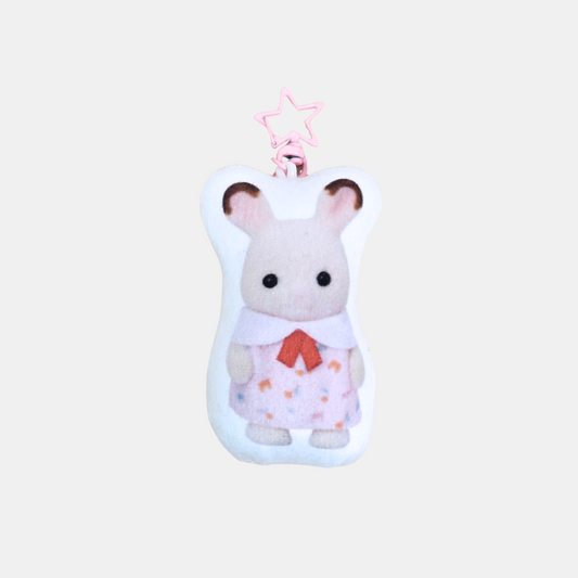 Plush Calico Keychain