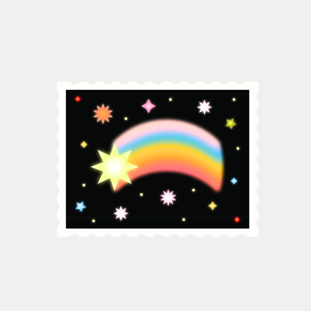 Cosmic Stamp Sticker
