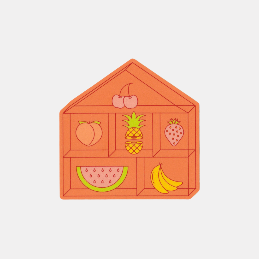 Fruit House Sticker
