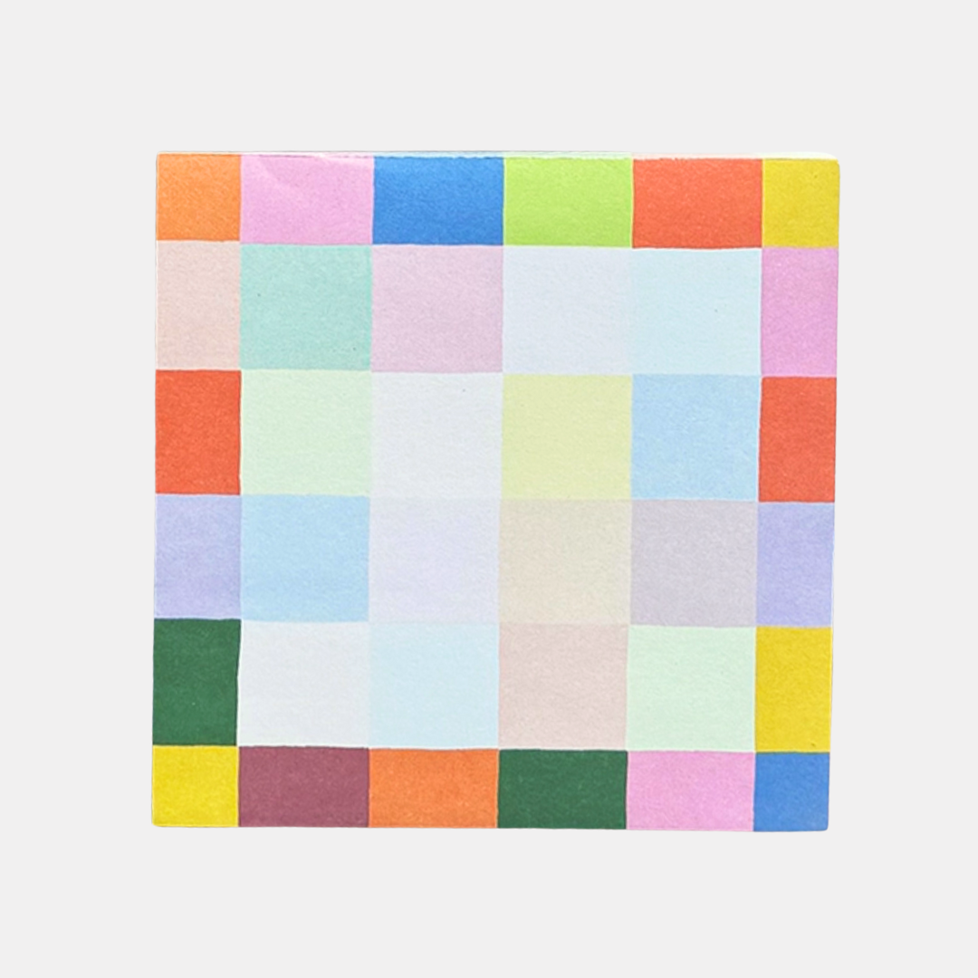 Rainbow Checks Jumbo Notepad Riley Grae Store