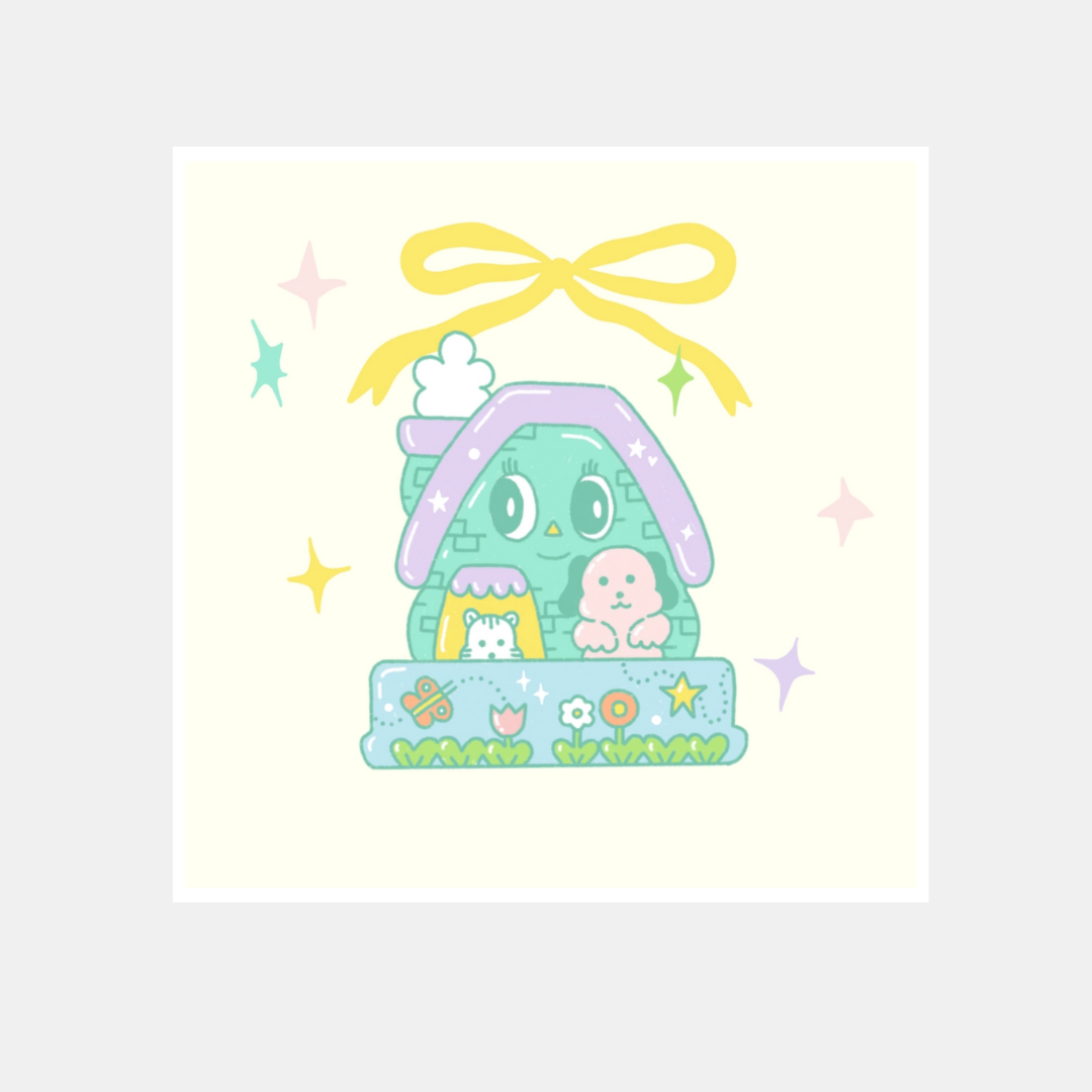 Charming House Print