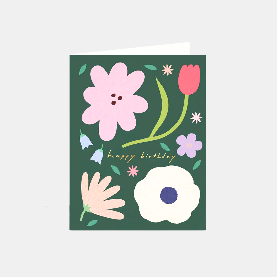 Birthday Flowers Card