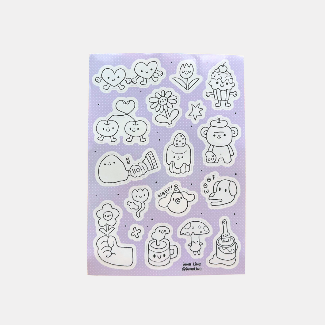 Doodles Sticker Sheet