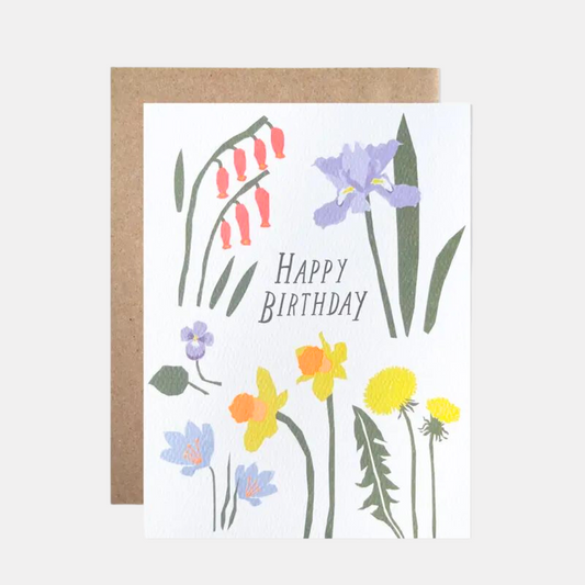 Happy Birthday Spring Flowers