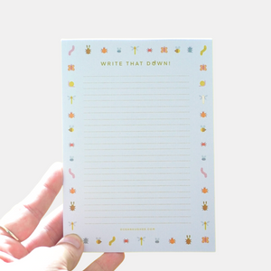 Write That Down Notepad