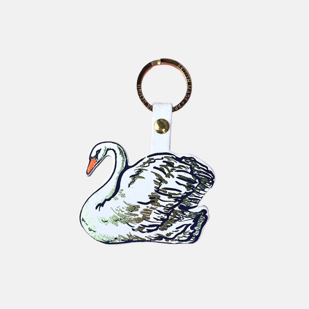 Swan Keychain