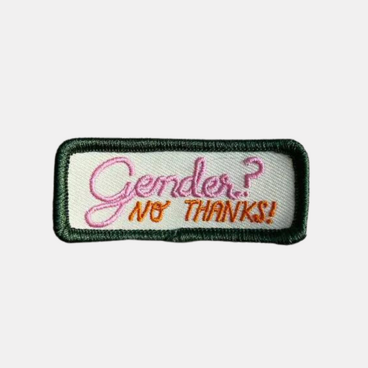 No Thanks Gender Patch