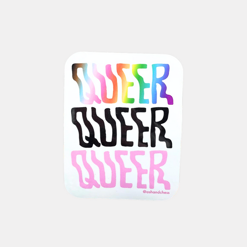 Queer Queer Queer Sticker