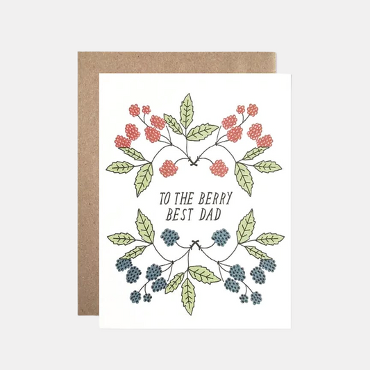 Berry Best Dad Card