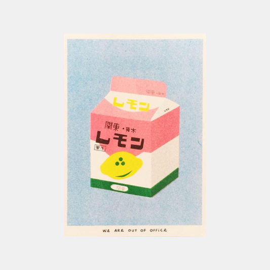 Box of Lemon Milk Riso Print