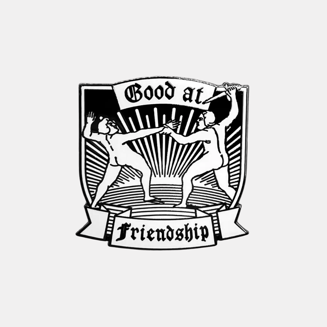 Good At Friendship Enamel Pin