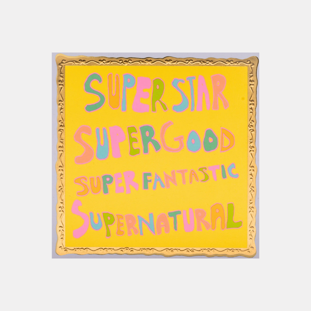 Superstar Supergood Card