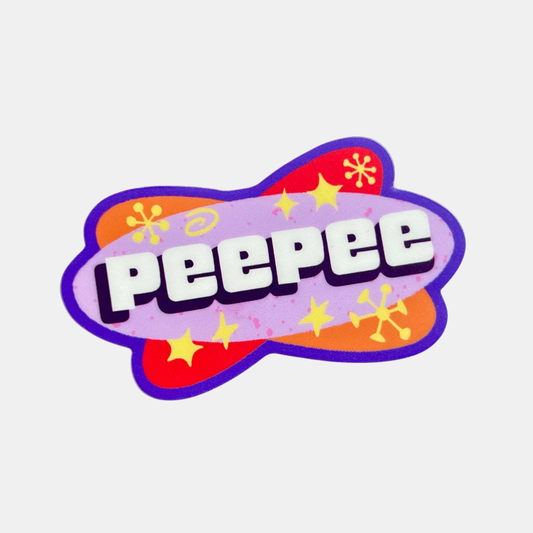 Pee Pee Sticker