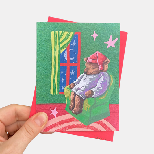 Sleepy Bear Card