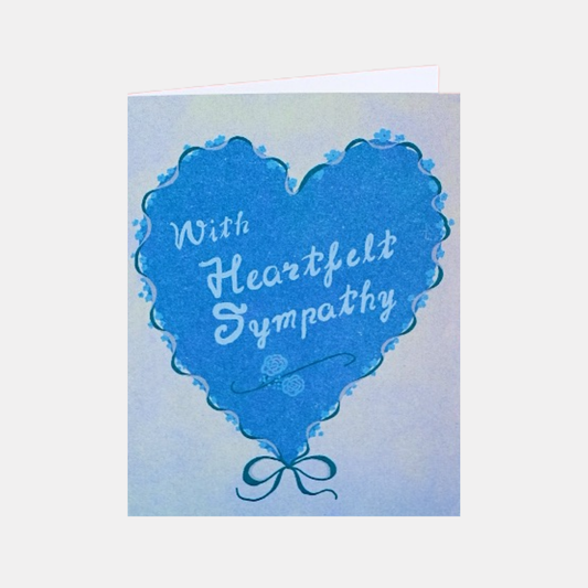 With Heartfelt Sympathy Card