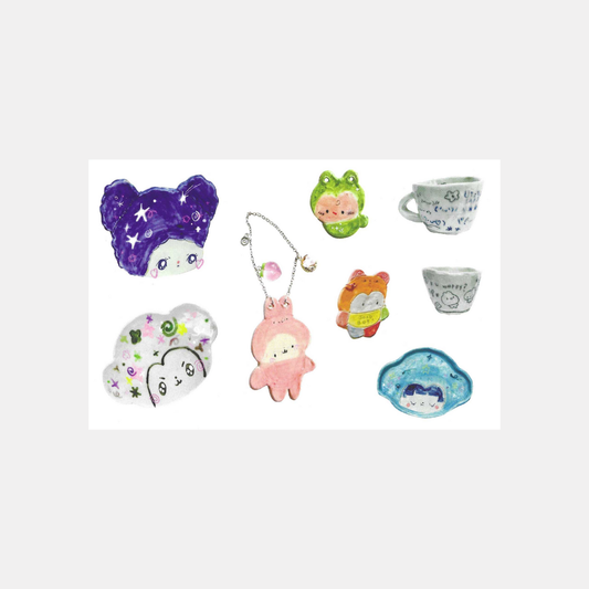 Fun Ceramics Sticker Sheet
